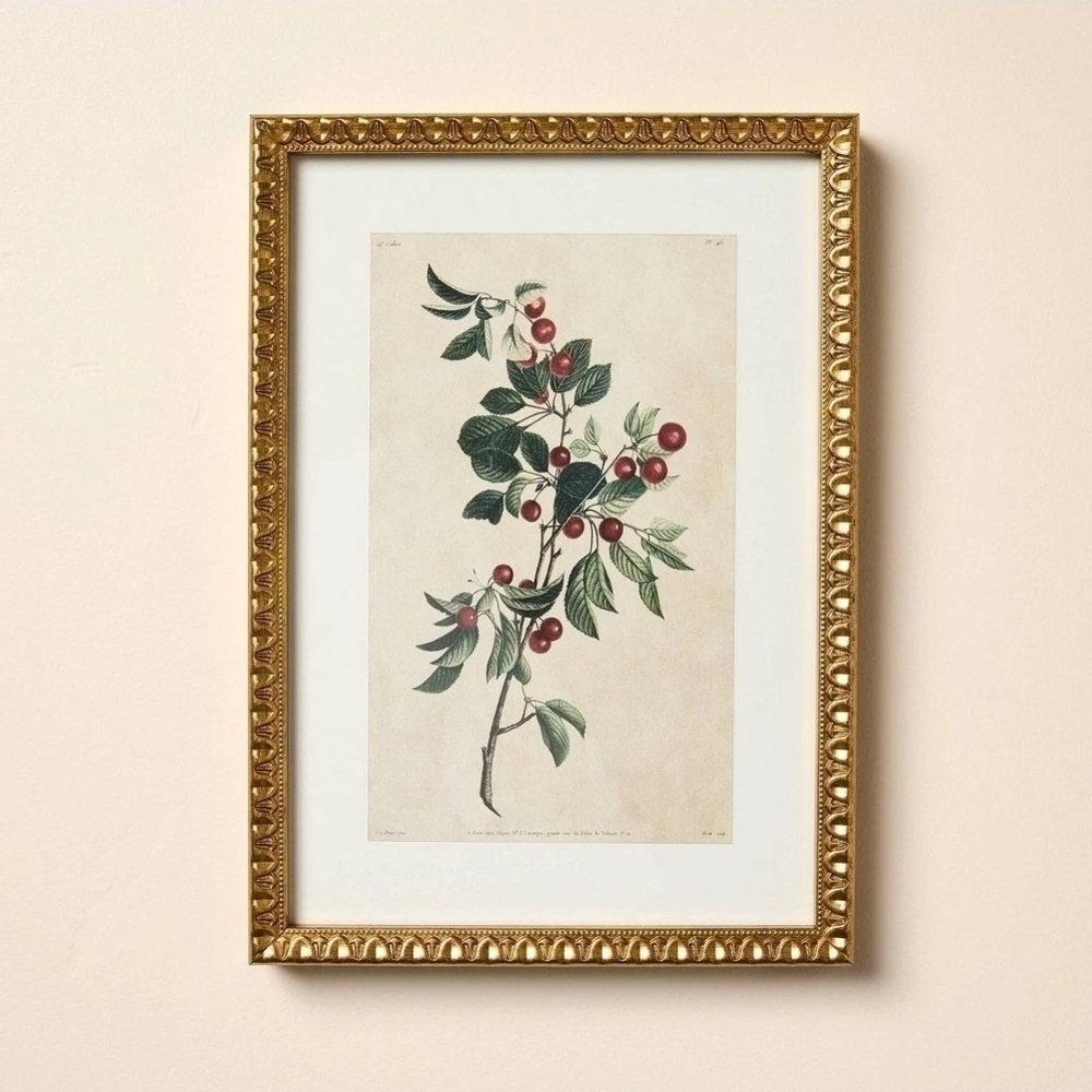 Hearth & Hand 10”x14” Berry Branch Framed Wall Art